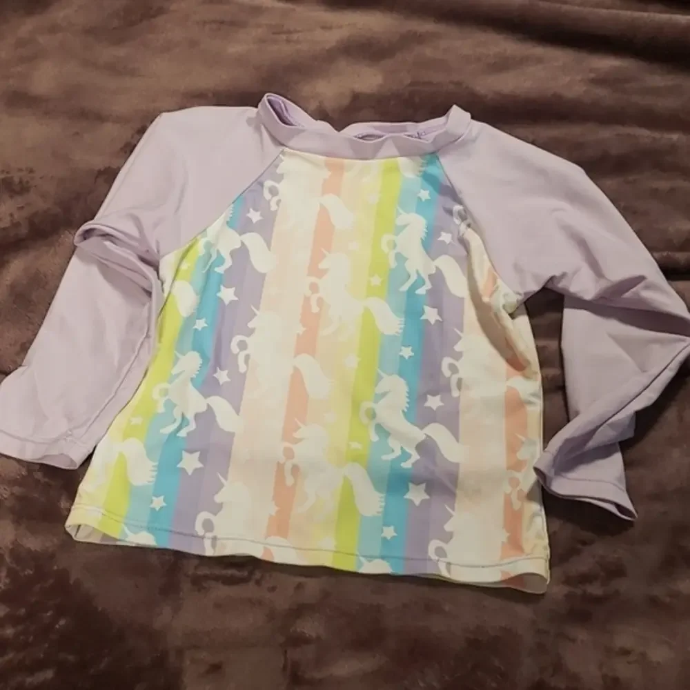 Girls‎ unicorn swim top